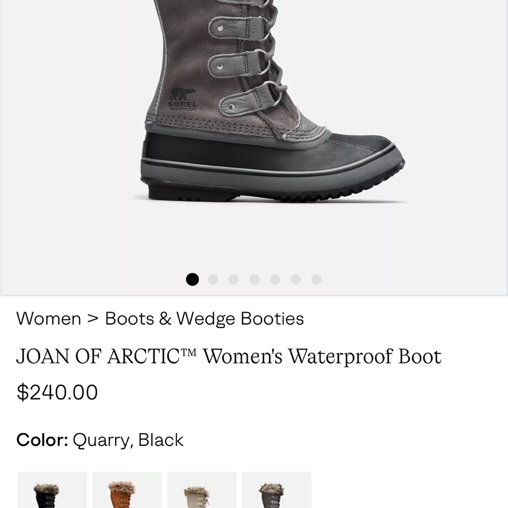 Sorel Women's Winter Boot - Gray Black